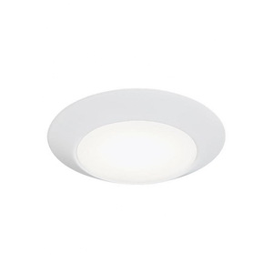 Sea Gull Lighting-Traverse Mirage-6 Inch 13.8W 1 LED Round Flush Mount
