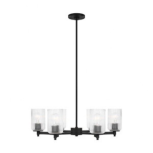 Sea Gull Lighting-Beaumont-6 Light Chandelier In Transitional Style-12.88 Inch Tall and 25 Inch Wide