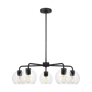 Sea Gull Lighting-Orley-5 Light Chandelier In Transitional Style-9.88 Inch Tall and 30.5 Inch Wide - 1118534