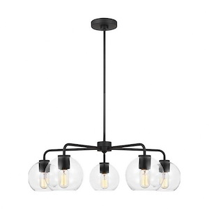 Orley-5 Light Chandelier In Transitional Style-9.88 Inch Tall and 30.5 Inch Wide - 1118534