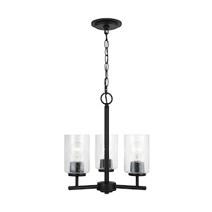 Oslo-3 Light Chandelier In Contemporary Style-16.5 Inch Tall and 15 Inch Wide - 1118538
