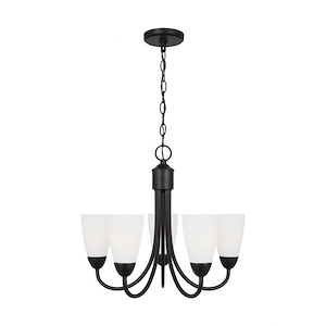 Seville - 5 Light Chandelier In Modern Style-17.5 Inches Tall and 21 Inches Wide - 1326988