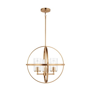Alturas-3 Light Chandelier In Contemporary Style-18.75 Inch Tall and 19 Inch Wide - 1118454