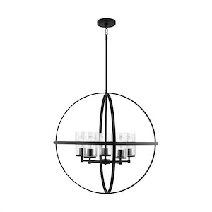 Alturas-40W 5 LED Chandelier In Contemporary Style-27 Inch Tall and 27.25 Inch Wide - 1255007