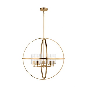 Sea Gull Lighting-Alturas-40W 5 LED Chandelier In Contemporary Style-27 Inch Tall and 27.25 Inch Wide