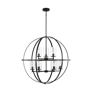 Sea Gull Lighting-Alturas-9 Light Chandelier In Contemporary Style-32.63 Inch Tall and 32.5 Inch Wide