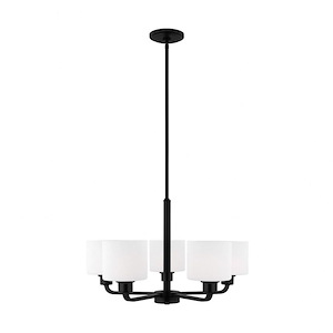 Sea Gull Lighting-Canfield-5 Light Chandelier In Modern Style-14.5 Inch Tall and 23.88 Inch Wide - 1118479