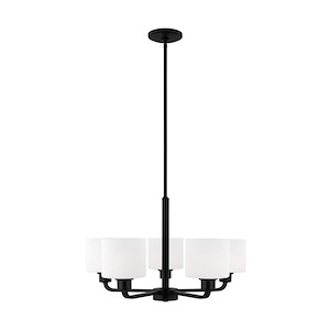 Canfield-5 Light Chandelier In Modern Style-14.5 Inch Tall and 23.88 Inch Wide - 1118479