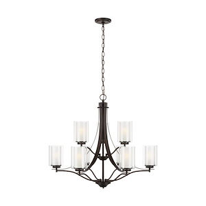 Elmwood Park-32 Inch 9 Light Chandelier - 1002343