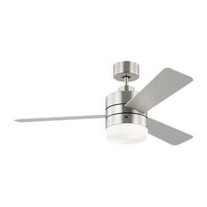 Monte Carlo Fans-Era-3 Blade Ceiling Fan with Light Kit In Modern Style-15 Inch Tall and 44 Inch Wide