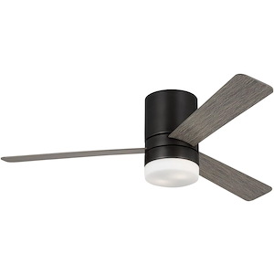Era - 3 Blade Hugger Ceiling Fan with Light Kit In Modern Style-13 Inches Tall and 52 Inches Wide - 1327788