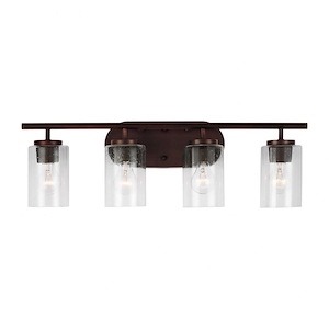 Sea Gull Lighting-Oslo-4 Light Wall Sconce In Contemporary Style-8.5 Inch Tall and 27.5 Inch Wide - 1118540