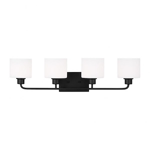 Sea Gull Lighting-Canfield-4 Light Wall Sconce In Modern Style-8.38 Inch Tall and 31.88 Inch Wide
