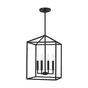 Sea Gull Lighting-Perryton-4 Light Small Hall Foyer in Transitional Style-12.25 Inch wide by 18.5 Inch high