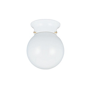 Sea Gull Lighting-Tomkin Traditional 1 Light Ceiling in Traditional Style-6 Inch wide by 7.5 Inch high