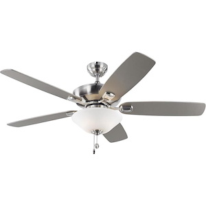 Colony Max-5 Blade Ceiling Fan with Pull Chain Control and Includes Light Kit in  Style-52 Inch Wide by 17.7 Inch High - 928327
