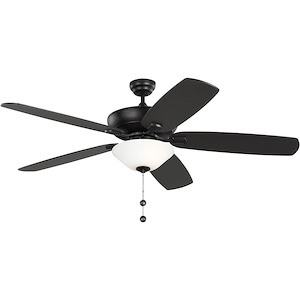 Colony Super Max-5 Blade Ceiling Fan with Pull Chain Control and Includes Light Kit in  Style-60 Inch Wide by 18.5 Inch High - 928332