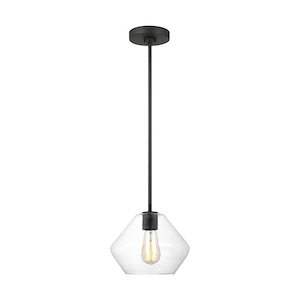 Jett-1 Light Pendant In Transitional Style-8.25 Inch Tall and 10 Inch Wide - 1118518