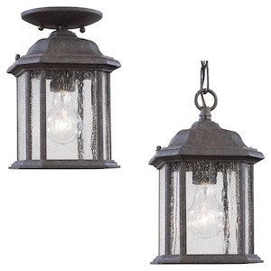 Sea Gull Lighting-Single-light Outdoor Pendant in Traditional Style-6.5 Inch wide by 10.5 Inch high - 36251