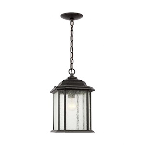Sea Gull Lighting-Kent-1 Light Outdoor Pendant in Traditional Style-8.38 Inch wide by 15.25 Inch high - 930841