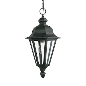 Sea Gull Lighting-One Light Outdoor Pendant Fixture in Traditional Style-10 Inch wide by 18.75 Inch high