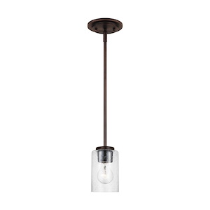 Oslo-1 Light Pendant In Contemporary Style-5.75 Inch Tall and 4 Inch Wide - 1118535