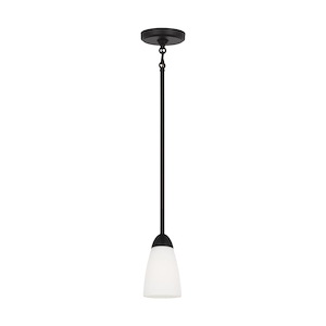 Seville - 1 Light Mini Pendant In Modern Style-7 Inches Tall and 4 Inches Wide - 1326609