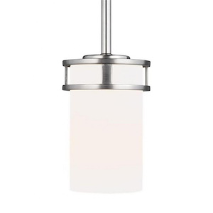 Sea Gull Lighting-Robie-1 Light Mini Pendant-4.38 Inch wide by 6.5 Inch high