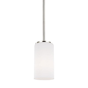 Sea Gull Lighting-Alturas 1-Light Mini-Pendant in Transitional Style-3.5 Inch wide by 7.19 Inch high