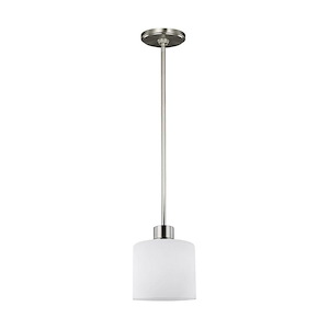 Sea Gull Lighting-Canfield-One Light Mini Pendant-5.5 Inch wide by 6.38 Inch high