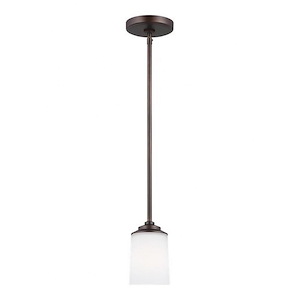 Sea Gull Lighting-Kemal-1 Light Mini Pendant-4 Inch wide by 6.5 Inch high