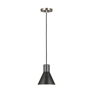 Sea Gull Lighting-Towner-60W One Light Mini-Pendant in Transitional Style-7 Inch wide by 8.5 Inch high - 561019