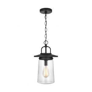 Sea Gull Lighting-Tybee-1 Light Outdoor Pendant In Casual Style-15.88 Inch Tall and 8.5 Inch Wide