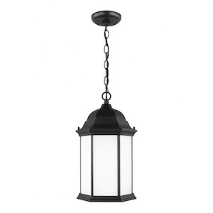 Sea Gull Lighting-Sevier-1 Light Outdoor Pendant in Traditional Style-9.38 Inch wide by 16.63 Inch high