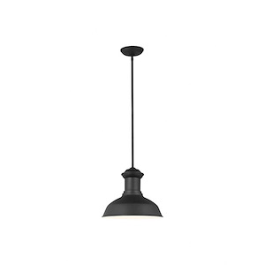 Sea Gull Lighting-Fredricksburg-One Light Outdoor Pendant in Traditional Style-13.25 Inch wide by 11.31 Inch high