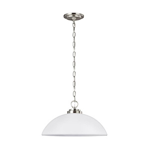 Oslo-One Light Pendant in Contemporary Style-15.75 Inch wide by 8.75 Inch high - 315101