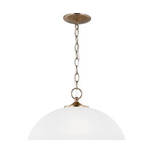 Geary-9W 1 LED Pendant In Transitional Style-8.5 Inch Tall and 15.75 Inch Wide - 1118509