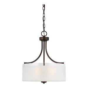 Sea Gull Lighting-Norwood-3 Light Pendant-15.25 Inch wide by 18.5 Inch high
