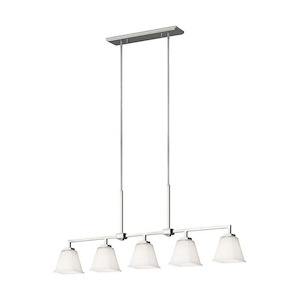 Sea Gull Lighting-Ellis Harper-5 Light Island in Transitional Style-5.75 Inch wide by 18 Inch high