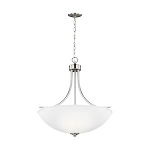 Sea Gull Lighting-Geary-4 Light Large Pendant in Transitional Style-25 Inch wide by 27.13 Inch high - 691868