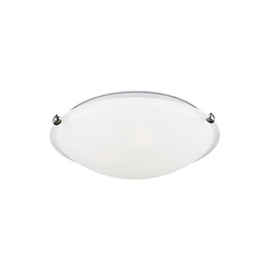 Sea Gull Lighting-Clip-14W 1 LED Small Flush Mount in Transitional Style-12.25 Inch wide by 4 Inch high