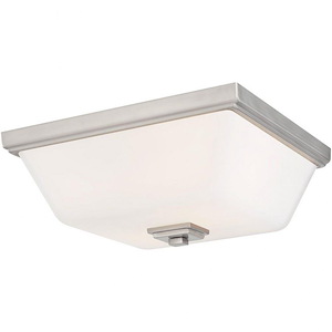 Sea Gull Lighting-Ellis Harper-2 Light Flush Mount in Transitional Style-13 Inch wide by 5.38 Inch high