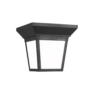 Sea Gull Lighting-Lavon-1 Light Outdoor Flush Mount-7.25 Inch wide by 6.88 Inch high