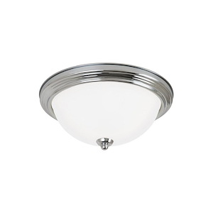 Sea Gull Lighting-Geary-1 Light Flush Mount in Transitional Style-11.5 Inch wide by 5.5 Inch high - 416540