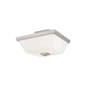 Sea Gull Lighting-Ellis Harper-13 Inch 18.6W 2 LED Semi-Flush Mount