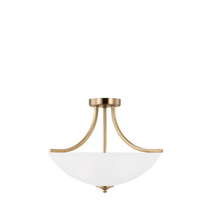 Sea Gull Lighting-Geary-3 Light Convertible Semi-Flush Mount In Transitional Style-16.38 Inch Tall and 18.63 Inch Wide