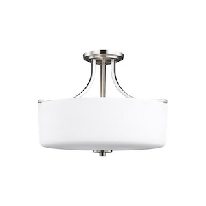 Kemal-3 Light Semi-Flush Mount-16 Inch wide by 12.5 Inch high - 692037