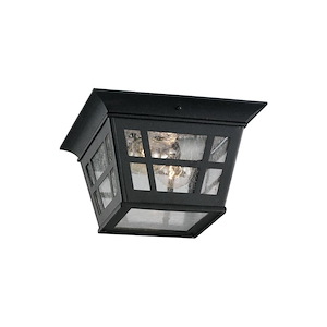 Sea Gull Lighting-Herrington-Two Light Flush Mount in Transitional Style-10.75 Inch wide by 6.5 Inch high