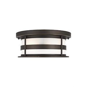 Sea Gull Lighting-Wilburn-2 Light Outdoor Flush Mount-13 Inch wide by 5.5 Inch high - 930930