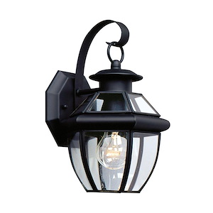 Sea Gull Lighting-One Light Outdoor Wall Fixture in Traditional Style-7 Inch wide by 12 Inch high
